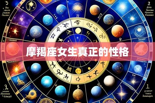 摩羯座女生真正的性格