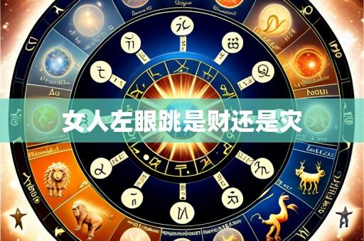 女人左眼跳是财还是灾