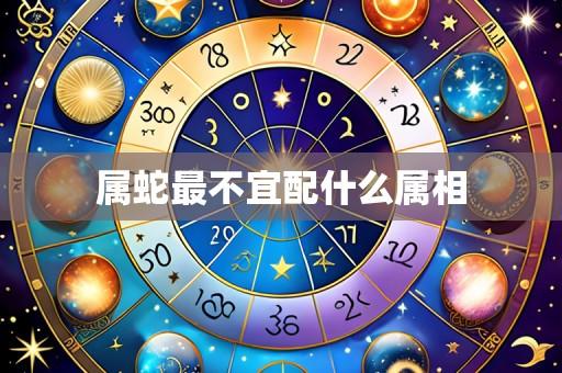 属蛇最不宜配什么属相