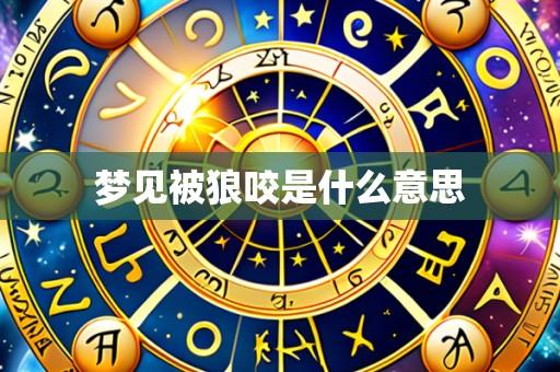 梦见被狼咬是什么意思
