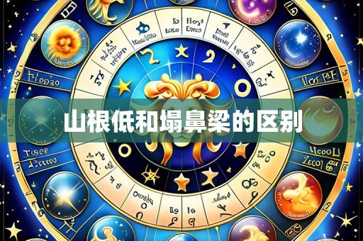 山根低和塌鼻梁的区别