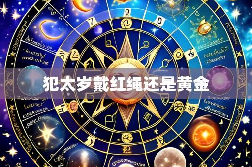 犯太岁戴红绳还是黄金