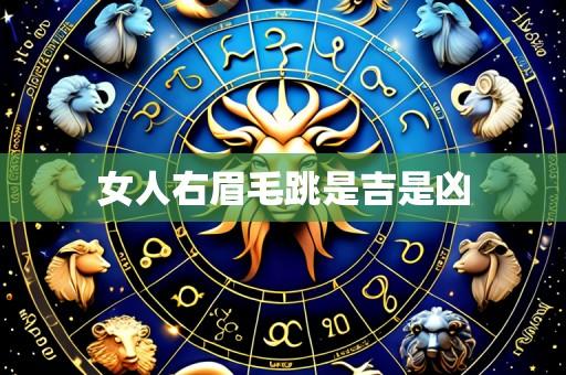 女人右眉毛跳是吉是凶