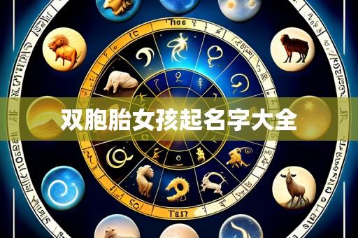 双胞胎女孩起名字大全