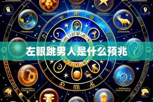 左眼跳男人是什么预兆
