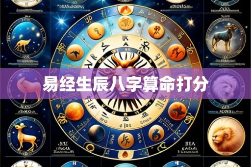 易经生辰八字算命打分