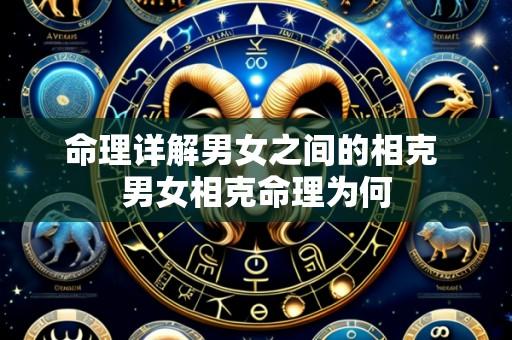 命理详解男女之间的相克 男女相克命理为何