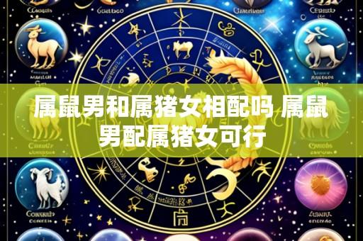 属鼠男和属猪女相配吗 属鼠男配属猪女可行