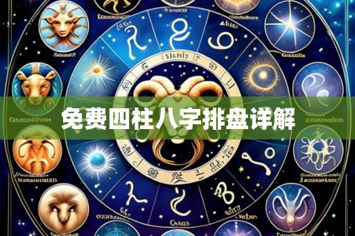 免费四柱八字排盘详解