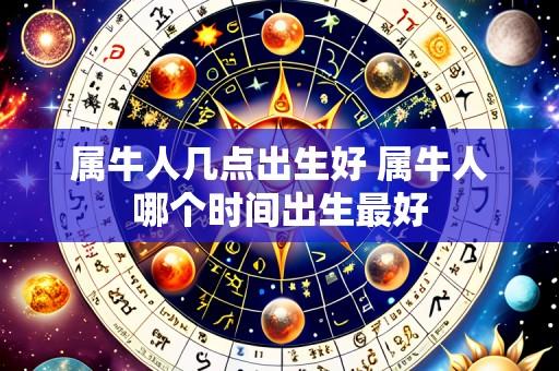属牛人几点出生好 属牛人哪个时间出生最好