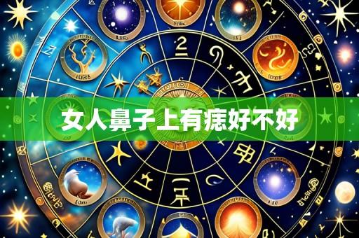 女人鼻子上有痣好不好