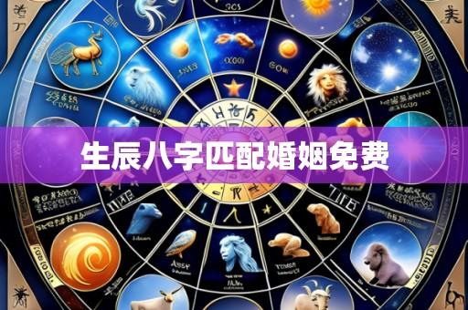 生辰八字匹配婚姻免费