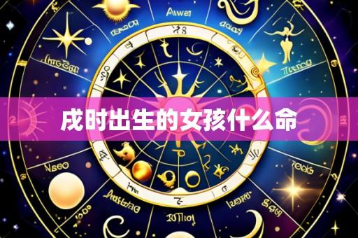 戌时出生的女孩什么命