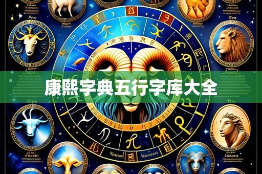 康熙字典五行字库大全