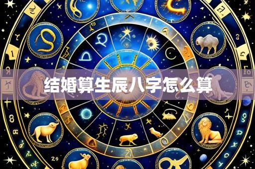 结婚算生辰八字怎么算