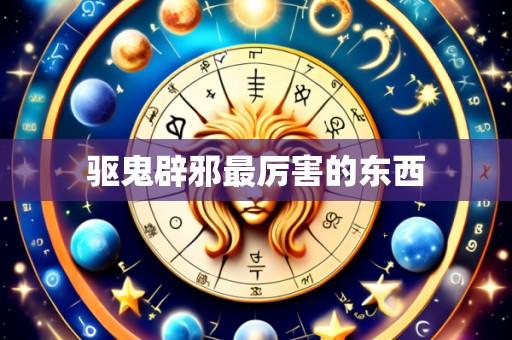 驱鬼辟邪最厉害的东西