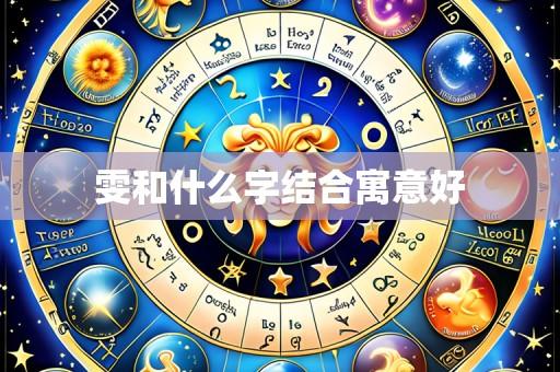 雯和什么字结合寓意好