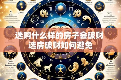 选购什么样的房子会破财 选房破财如何避免