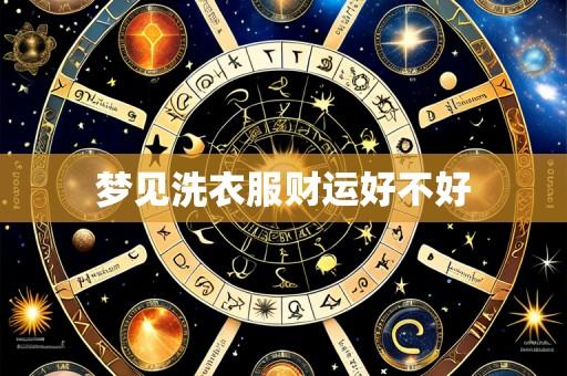 梦见洗衣服财运好不好