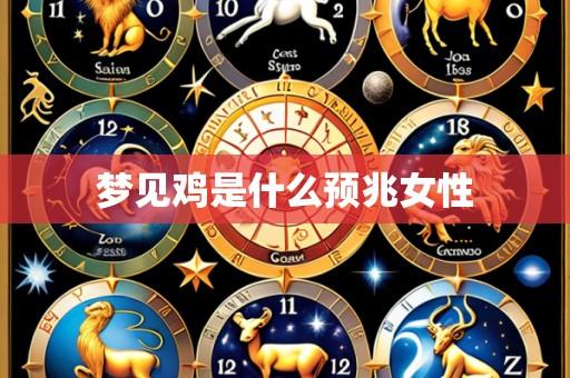 梦见鸡是什么预兆女性