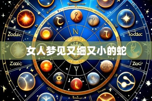 女人梦见又细又小的蛇