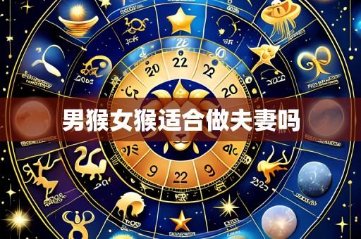 男猴女猴适合做夫妻吗