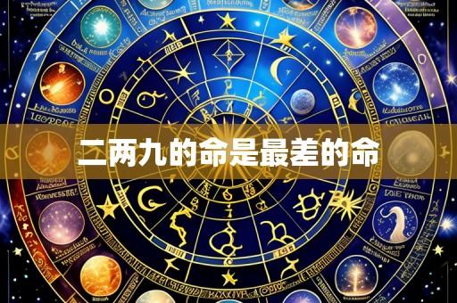 二两九的命是最差的命
