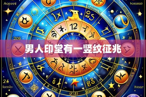 男人印堂有一竖纹征兆