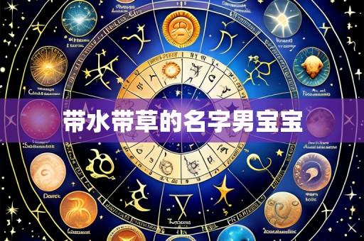带水带草的名字男宝宝