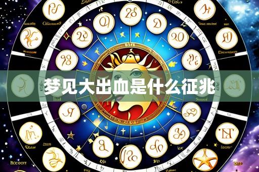 梦见大出血是什么征兆