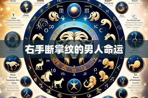 右手断掌纹的男人命运