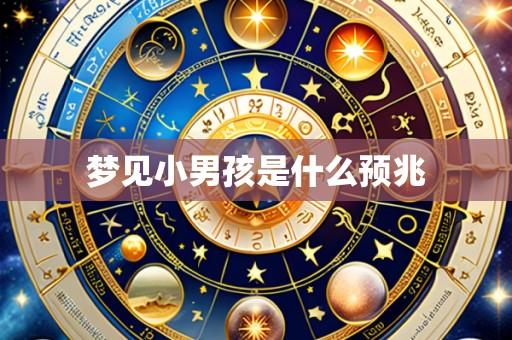梦见小男孩是什么预兆