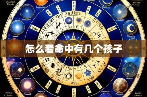 怎么看命中有几个孩子
