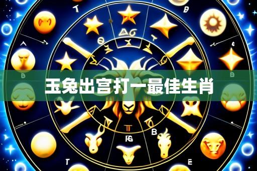 玉兔出宫打一最佳生肖
