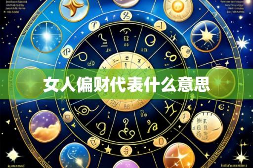 女人偏财代表什么意思