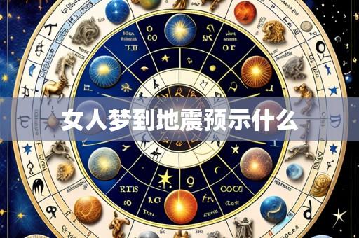 女人梦到地震预示什么