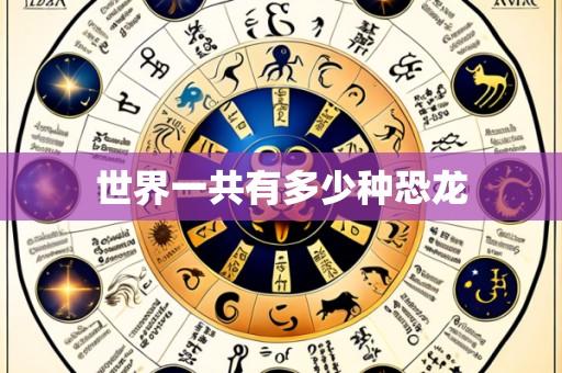 世界一共有多少种恐龙