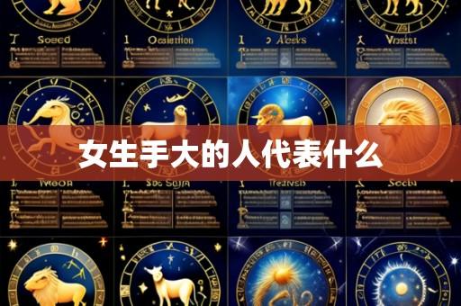 女生手大的人代表什么