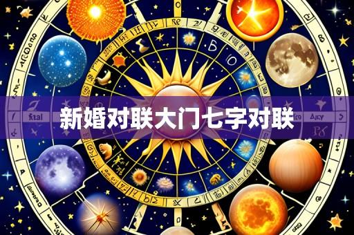 新婚对联大门七字对联