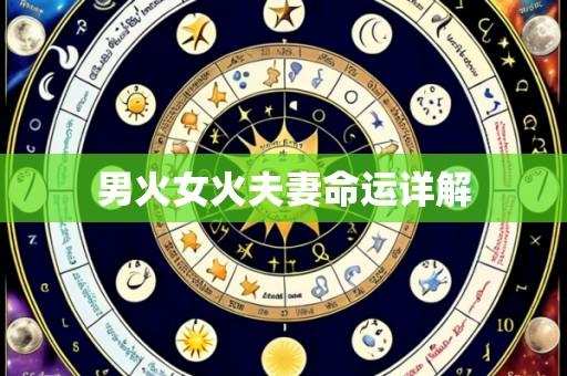 男火女火夫妻命运详解