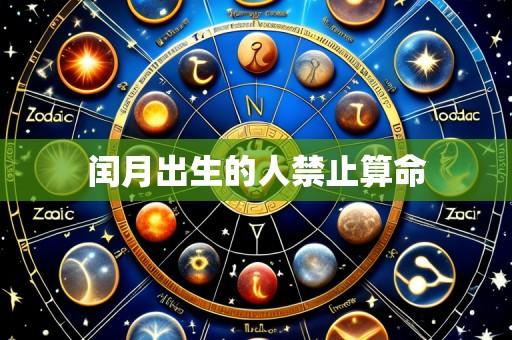 闰月出生的人禁止算命