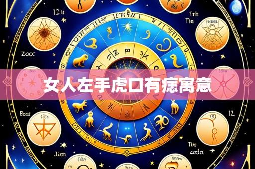 女人左手虎口有痣寓意