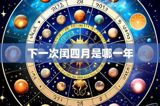 下一次闰四月是哪一年