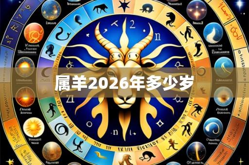 属羊2026年多少岁