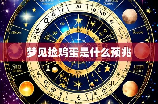梦见捡鸡蛋是什么预兆