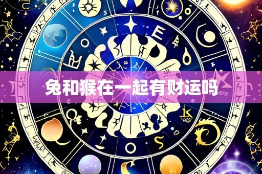 兔和猴在一起有财运吗