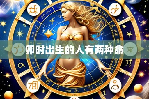 卯时出生的人有两种命