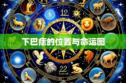 下巴痣的位置与命运图