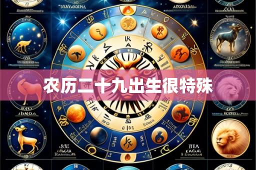 农历二十九出生很特殊