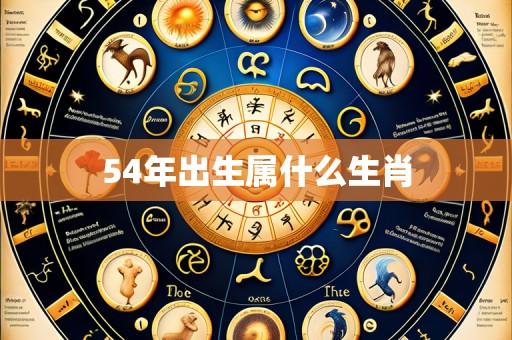 54年出生属什么生肖